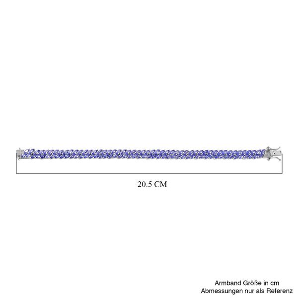 Tansanit Armband ca. 19 cm 925 Silber rhodiniert ca. 12.50 ct image number 5
