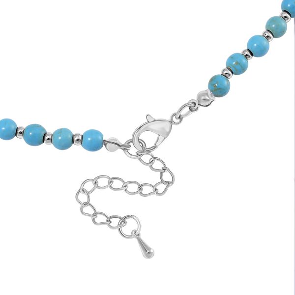 Blaue Howlit 45+5cm Halskette - 160 ct. image number 5