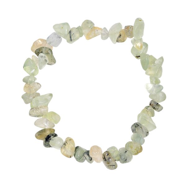 4er-Set - Flexible Prehnit, mehrfarbige Fluorit, Schneeflocken Glasachat und Lapislazuli-Armbänder - 325 ct. image number 7