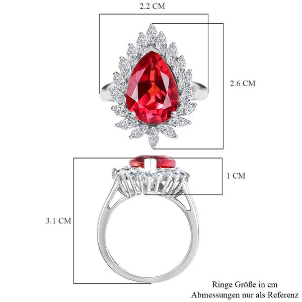 D'Joy Labor Padparadscha Saphir und Topas Ring - 11,28 ct. image number 7