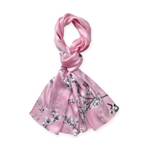 LA MAREY Maulbeerseide-Schal, Pink image number 0