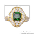 LUSTRO STELLA - Zirkonia Ring 925 Silber vergoldet  ca. 2,80 ct image number 4