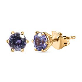 Labor Alexandrit Ohrringe - 1,38 ct.