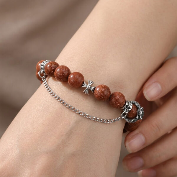 Gelbes Tigerauge flexibles Armband - 190 ct. image number 3