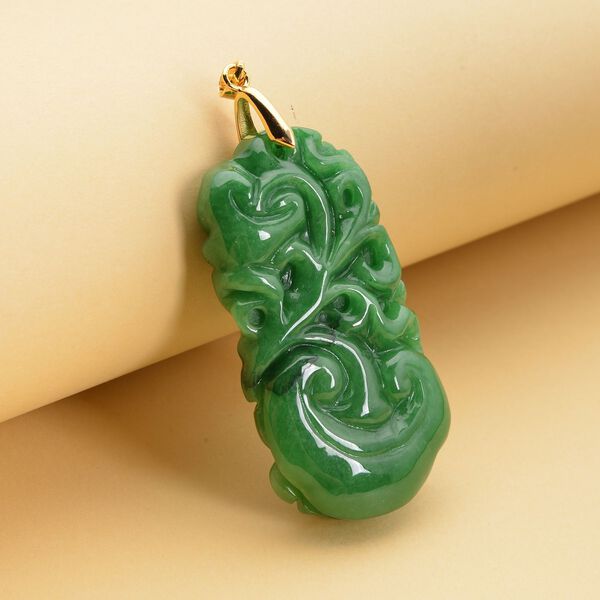 Gr&uuml;ner Jade-Anh&auml;nger - 154 ct. image number 3