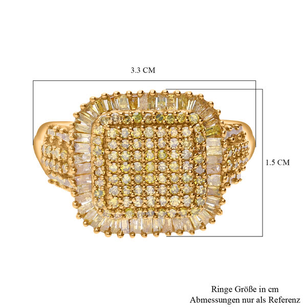 Gelber Diamant-Ring - 1 ct. image number 3