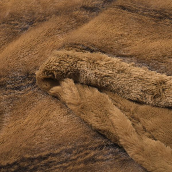 Super Soft Cationic Kuscheldecke, 200x220 cm, Braun image number 6