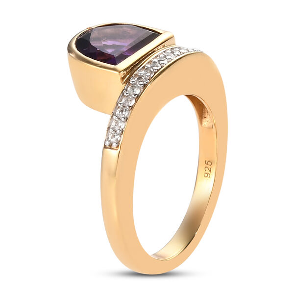 Afrikanischer Amethyst und Zirkon-Ring - 2,16 ct. image number 5