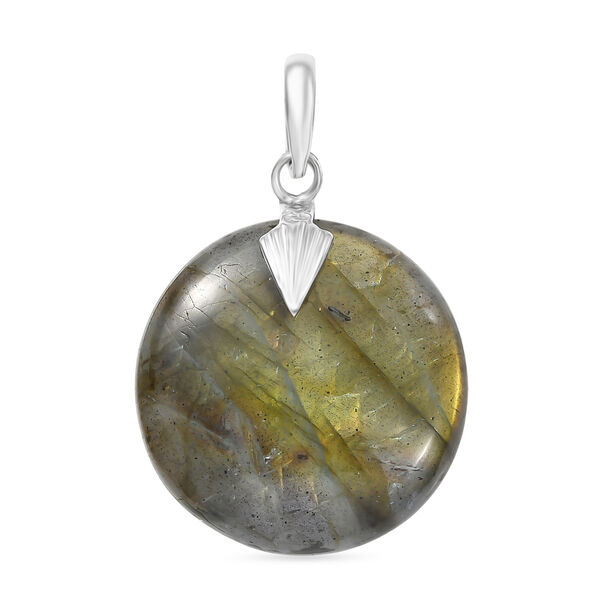 D'Joy Feuer Labradorit Anh&auml;nger - 35,20 ct.