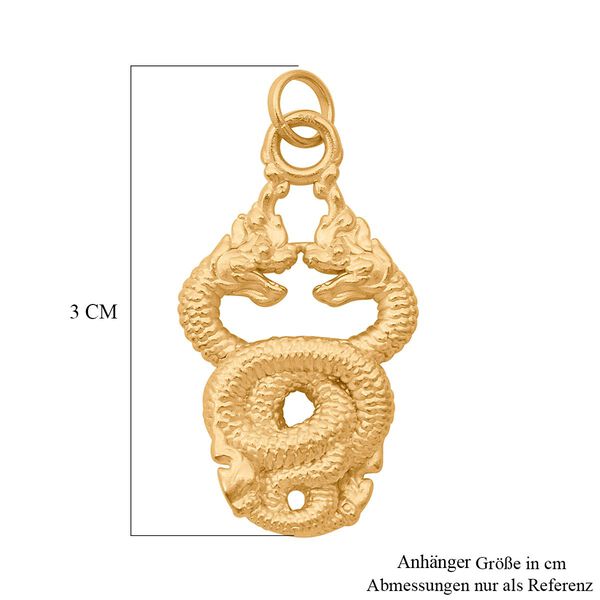Drachen 1,21 Gramm Anh&auml;nger in 999 Gold image number 4