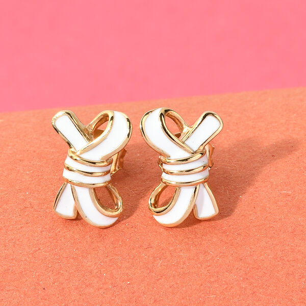 925 Silber vergoldet Ohrringe image number 2