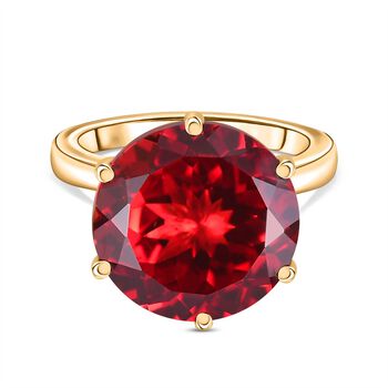D'Joy Labor Padparadscha Saphir Ring - 13,12 ct.