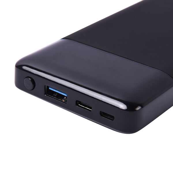 WESDAR kabellose Powerbank mit Bildschirmanzeige, 10000mAh, Schwarz image number 6