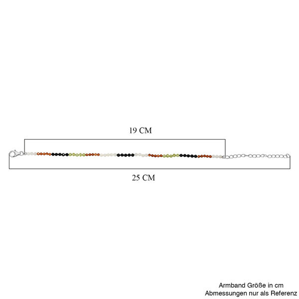 D'Joy Multi-Edelstein 19+5cm Armband - 12 ct. image number 5