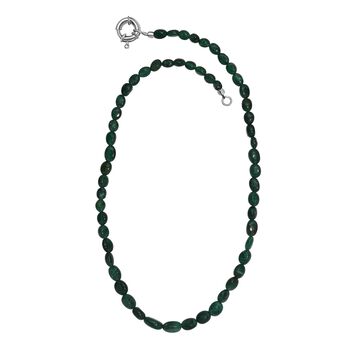 Gr&uuml;ne Aventurin-Halskette, 45 cm - 85 ct.