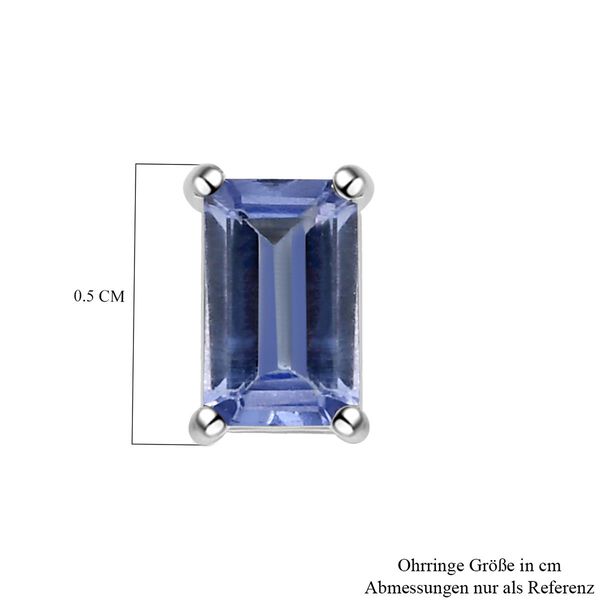 Tansanit-Ohrringe- 0,54 ct. image number 5