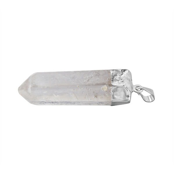 Kristall Quarz Anh&auml;nger, silberfarben image number 1