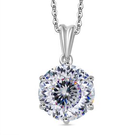 D'Joy Moissanit Anhänger mit 50cm Kette - 4 ct.