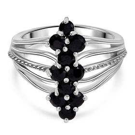 Schwarzer Spinell Ring, ca. 1,85 ct.