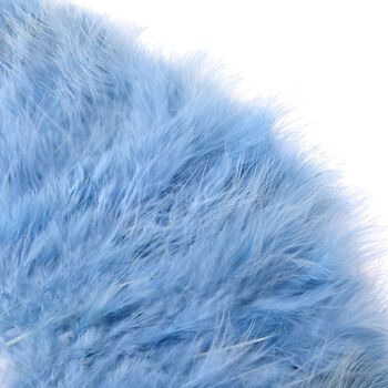 20iger Style Federf&auml;cher, wei&szlig;