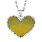 Mehrfarbiger Fluorit Schmuckset ca. 50 cm 316L Edelstahl ca. 20.00 ct