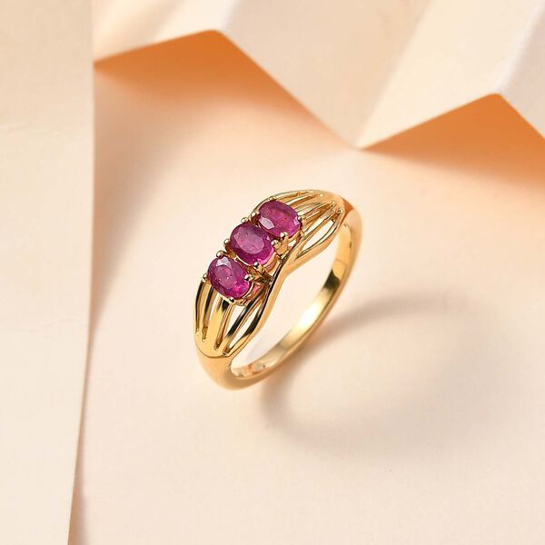 Afrikanischer Rubin-Ring - 0,76 ct. image number 2