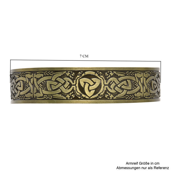 Schlichter Armreif ca. 17-18 cm in goldfarben image number 7