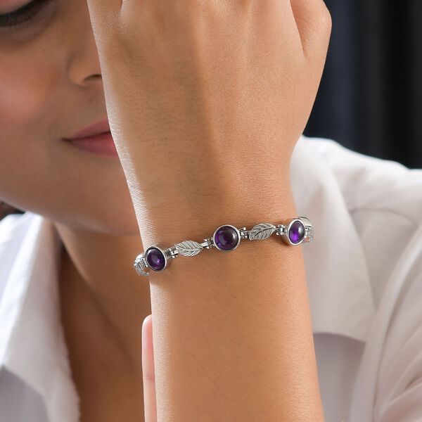 Afrikanisches Amethyst-Armband, 19 cm - 14,99 ct. image number 2