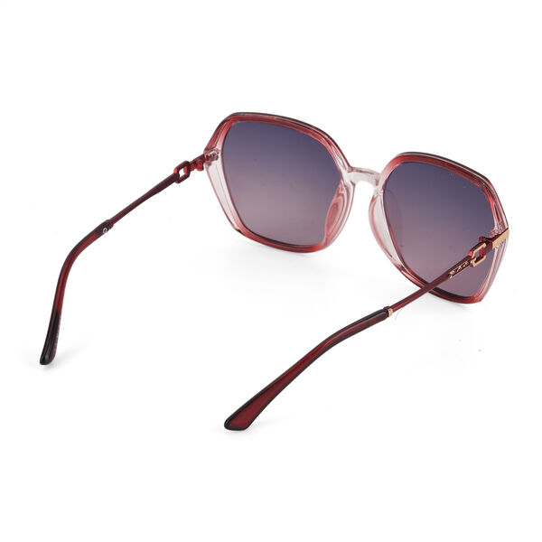 LA MAREY Sonnenbrille UV400 mit polarisierten Gl&auml;sern leichter Rahmen 14,5 x 15 cm Rosa image number 5