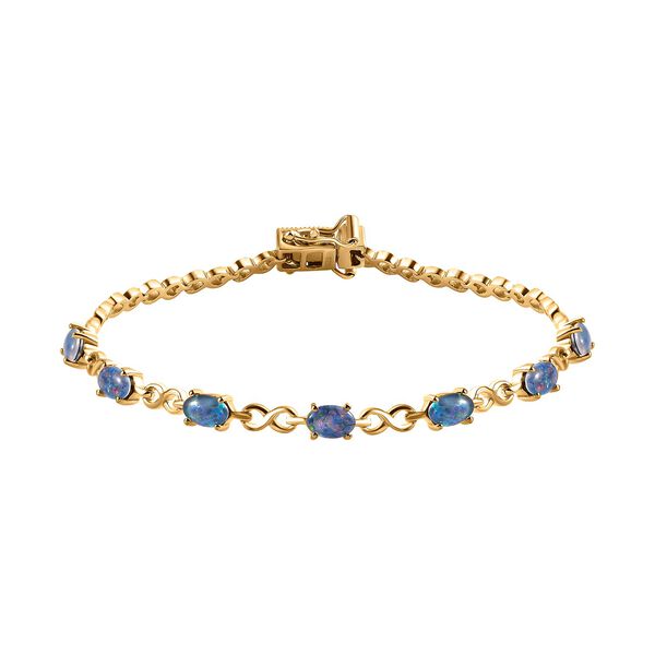 Boulder Opal Triplett-Armband, 19 cm - 2,40 ct.