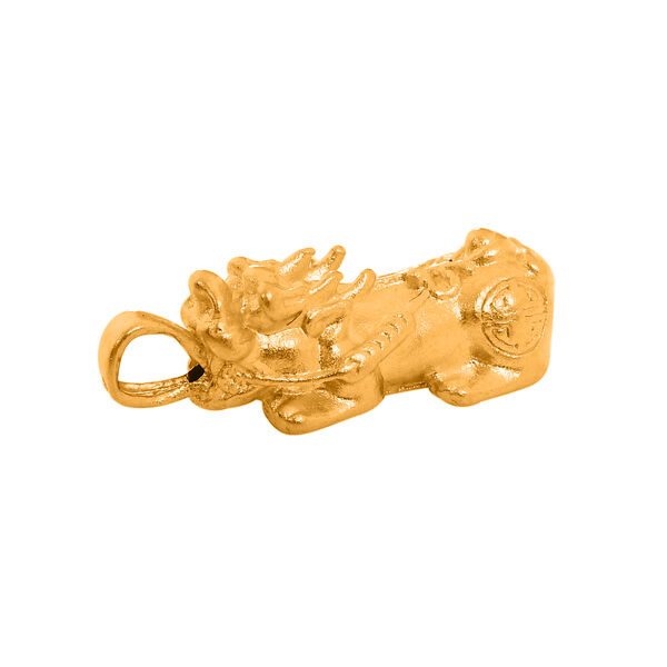 Elektroform Pixiu Anhänger in 999 Gold image number 3