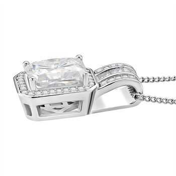 RADIANTA GRA zertifiziert Moissanit (D-VVS) Schmuckset ca. 45 cm 925 Silber rhodiniert ca. 2.82 ct