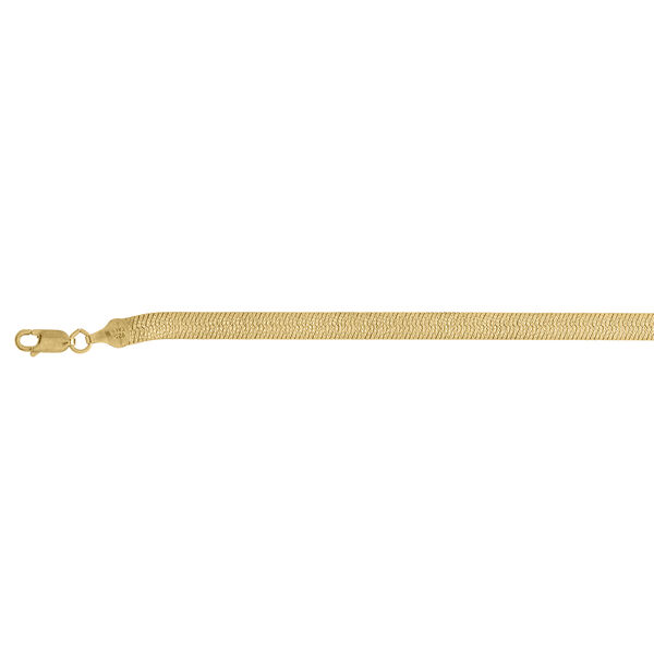 Flaches Fischgr&auml;ten-Armband, 19 cm - 5,26g