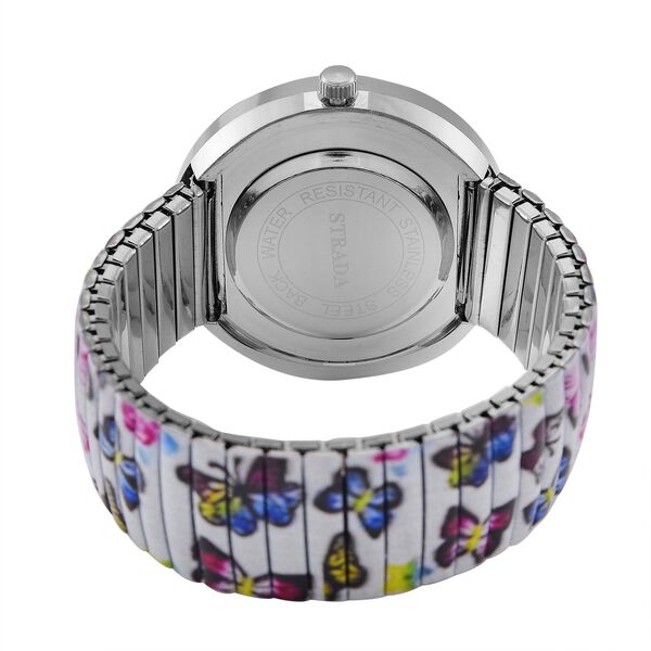 STRADA - Japanisches Uhrwerk, Flexible Uhr, Schmetterling image number 6