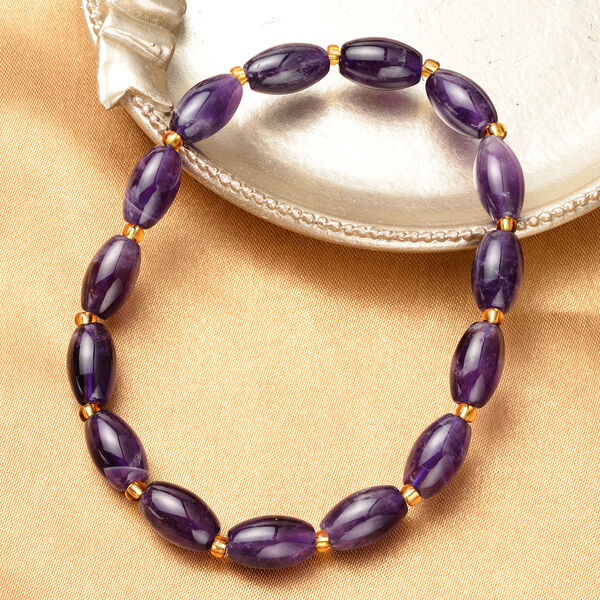 Amethyst flexibel Armband ca. 68,50 ct image number 1
