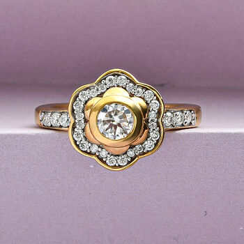 Moissanit Ring - 0,71 ct.