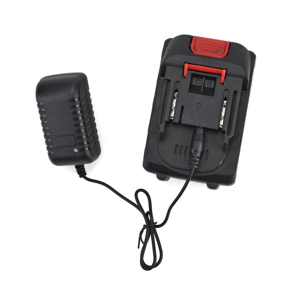 Akkubetriebener 21V Gebläser mit LCD-Display, 5-stufige Leistungseinstellung, inklusive Ladegerät, Grau-Schwarz image number 9