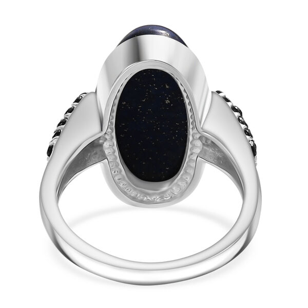 EVER TRUE Lapislazuli, Schwarzer Spinell Ring 316L Edelstahl (Gr&ouml;&szlig;e 17.00) ca. 11,59 ct image number 5