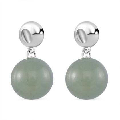 Aventurin Ohrringe ca. 56.00 ct