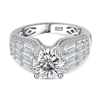 Moissanit Ring - 3,27 ct.