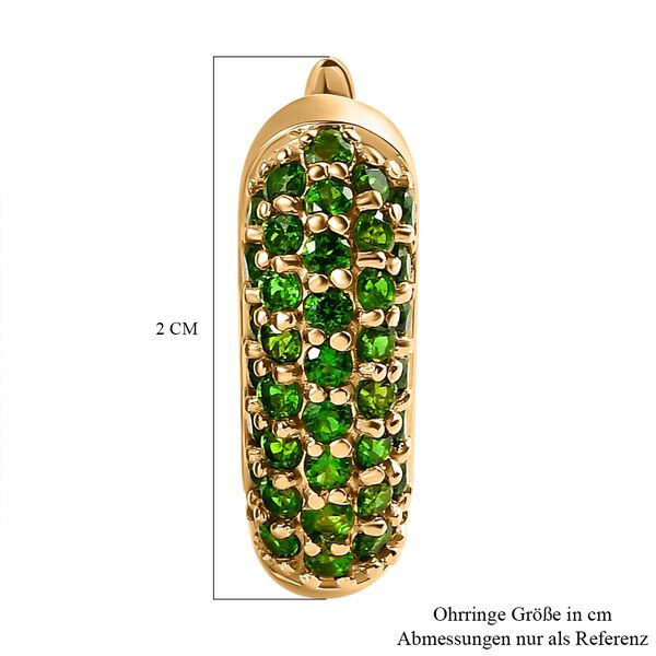 Natürliche Chromdiopsid-Ohrringe - 3,12 ct. image number 6