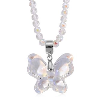 Wei&szlig;er Magie Farbe Kristall Schmuckset