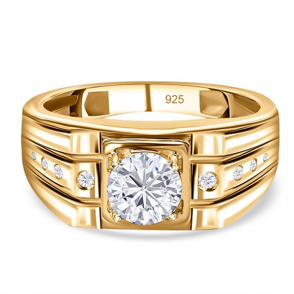 Moissanit Ring, ca. 1.06 ct image number 0