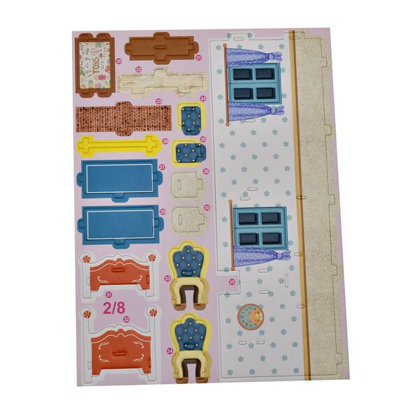 3D-Puzzle Villa Mansion, inkl. aller Werkzeuge, 18x26x41cm image number 10