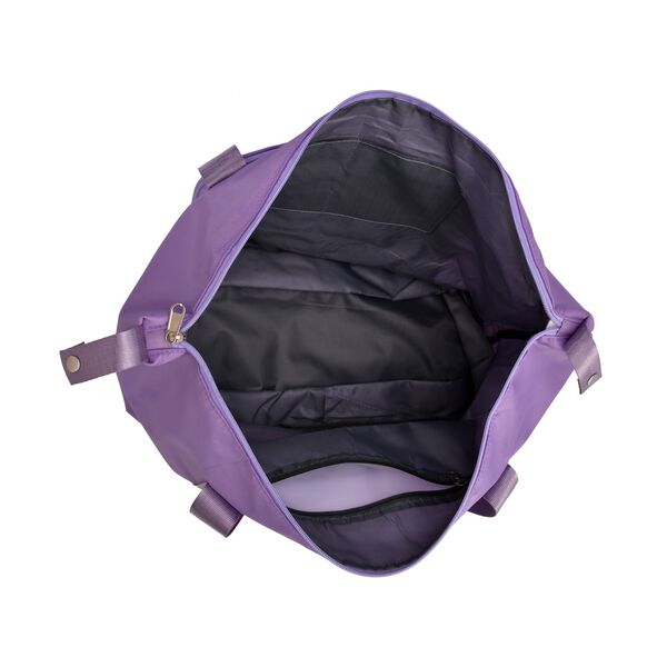 Nylon Faltbare Reisetasche Gr&ouml;&szlig;e: 40*28*23cm, 2 Steckf&auml;cher, lila image number 5