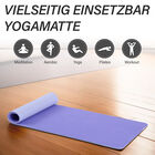 Rutschfeste Fitness-Yogamatte mit Trageriemen, Lila image number 3