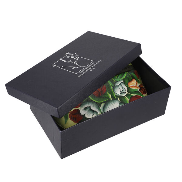 SUKRITI - 100% Leder: handbemalter Beauty Organizer, Grün image number 8