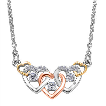 LUXURIANT DIAMOND - Lab Grown Diamant SI-GH Halskette ca. 45 cm 925 Silber ca. 0,25 ct.