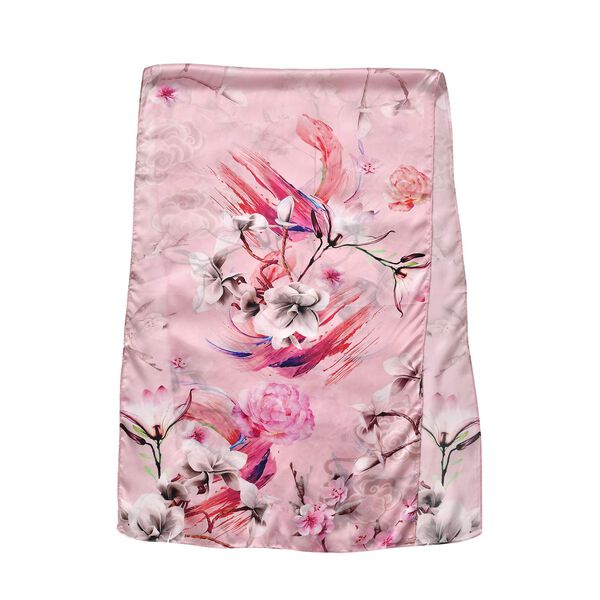 LA MAREY Maulbeerseide-Schal, Pink image number 8