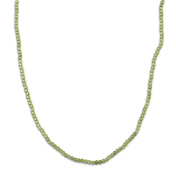Peridot Halskette ca. 45 cm 316L Edelstahl ca. 130,00 ct.